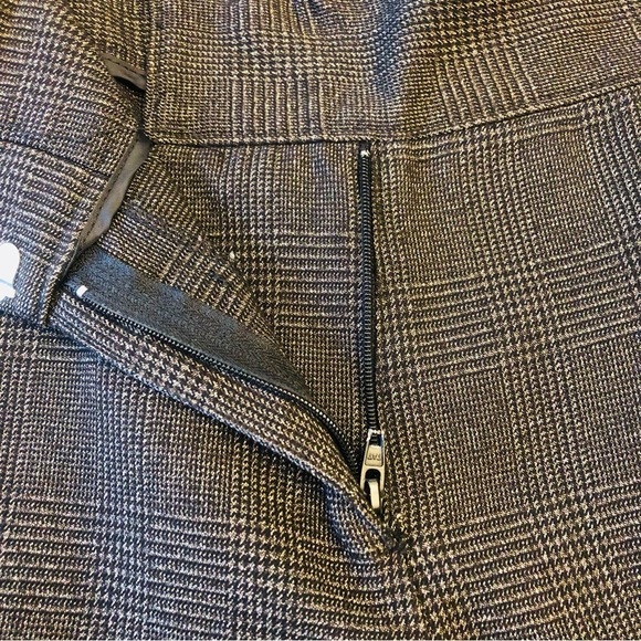 Lane Bryant Gray Glenn Plaid Print Wide Leg Pants with Flaws CS11071851 - Picture 11 of 11